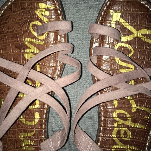 Sam Edelman GERIN PINK MAUVE SANDALS - Picture 2 of 4